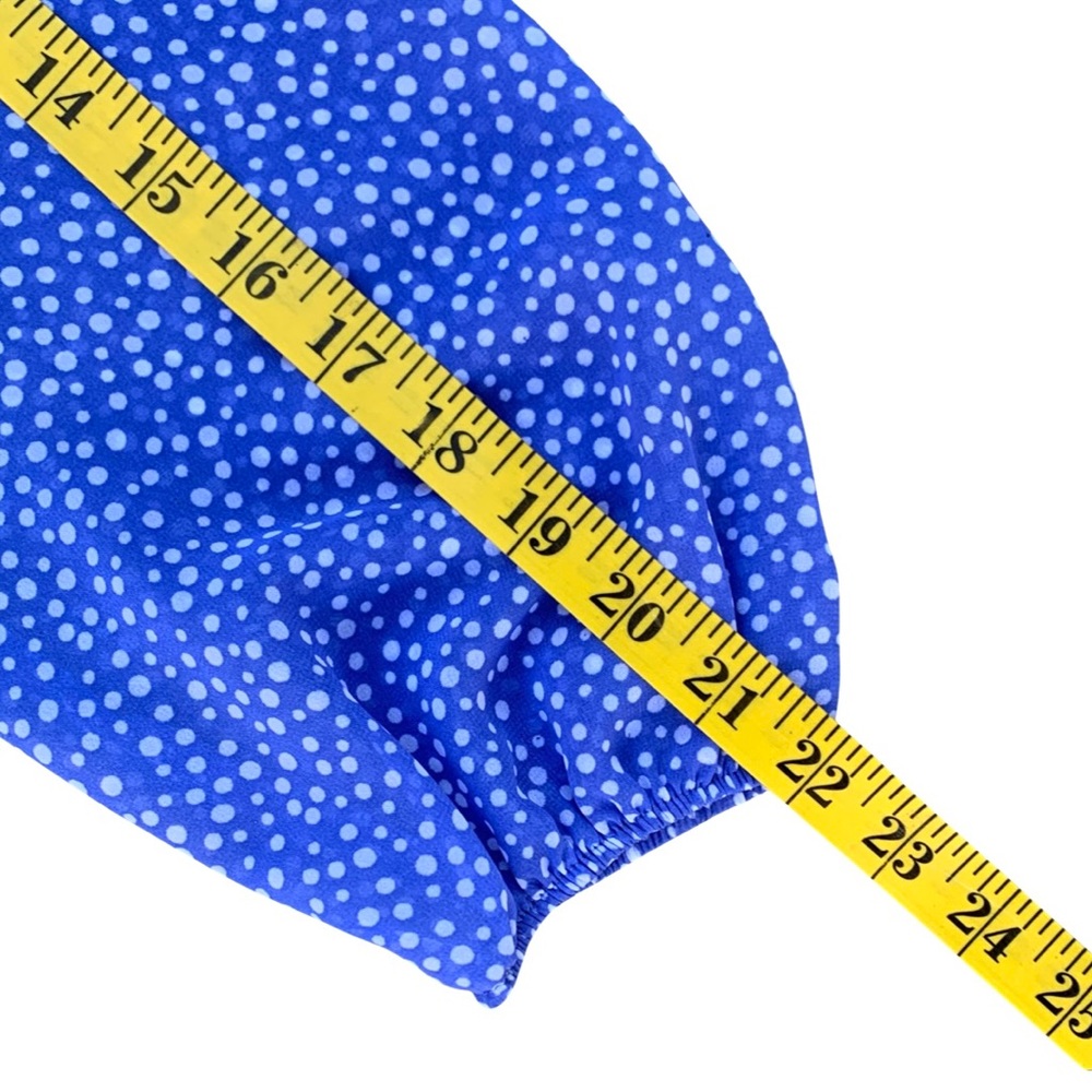 International Concept Dresses Blue Polka Dot Lined Midi Dress - Picture 13 of 15